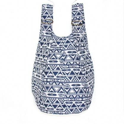 Crossbodytas Van Etnisch Canvas Met Patchwork Voor Dames
