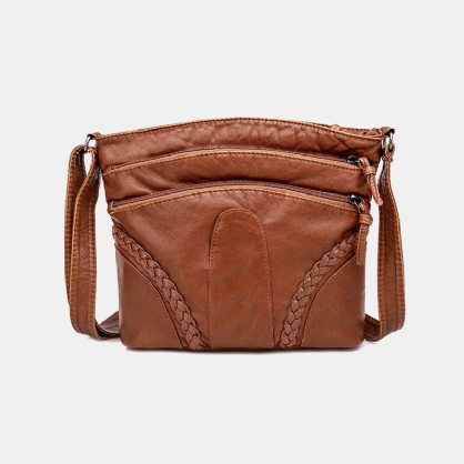 Dames Casual Solid Crossbody Tas Schoudertas