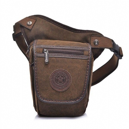 Heren Canvas Waterdichte Casual Cross Body Tas Retro Heuptas