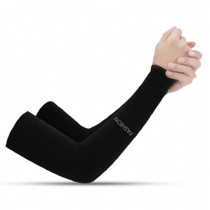 Heren Zonbescherming Handschoenen Dames Arm Mouwen Effen Kleur Eenvoudige Stijl Alle Match Accessoire