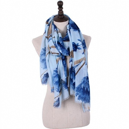 180cm Vrouwen Pashmere Warme Bloem Zachte Sjaal