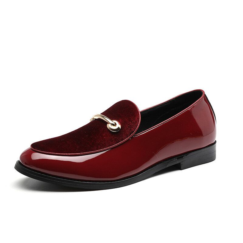 Heren Suède Schoengezicht Lakleer Elegante Business Casual Oxfords