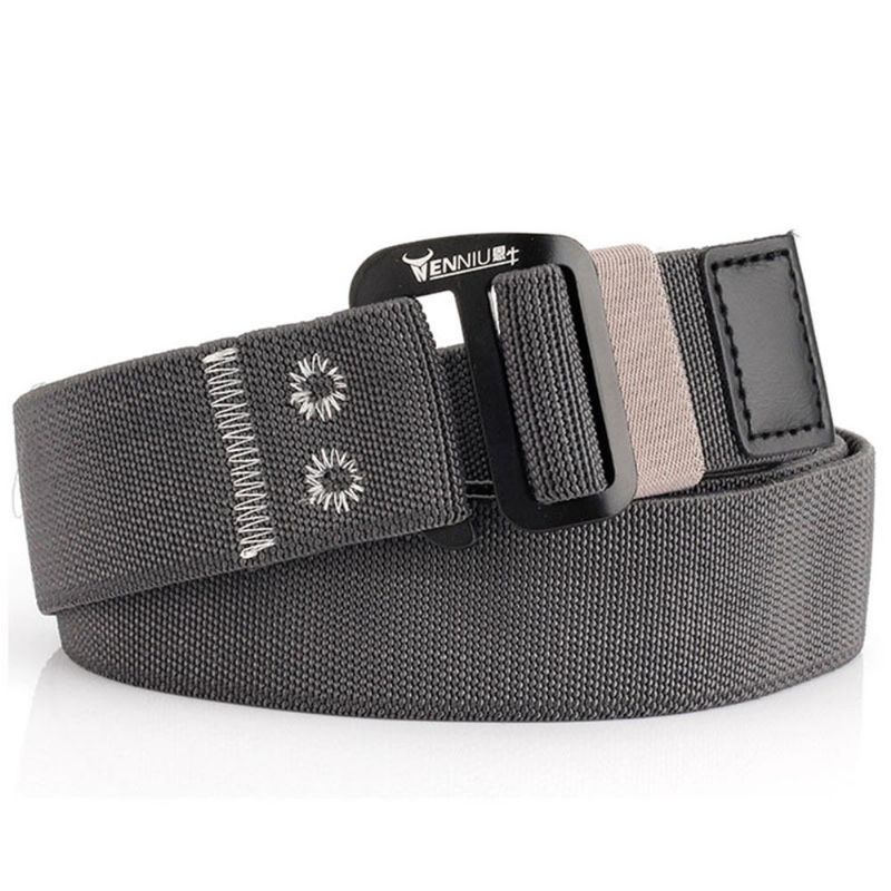 Heren Nylon Elastische Riem Outdoor Geweven Canvas Riem