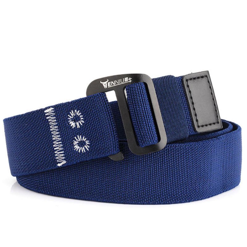Heren Nylon Elastische Riem Outdoor Geweven Canvas Riem