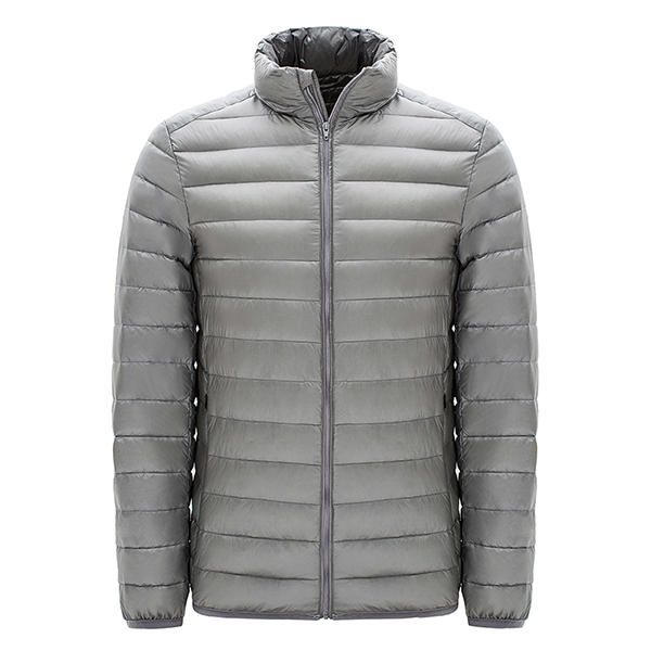 Big Size Heren Lichtgewicht Eend Donsjack Winddichte Warme Casual Jas Jas