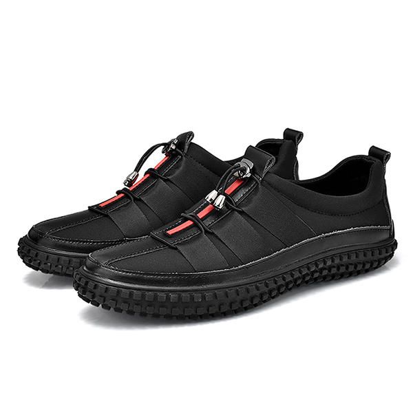 Heren Ademend Verstelbare Elastische Veters Casual Sneakers