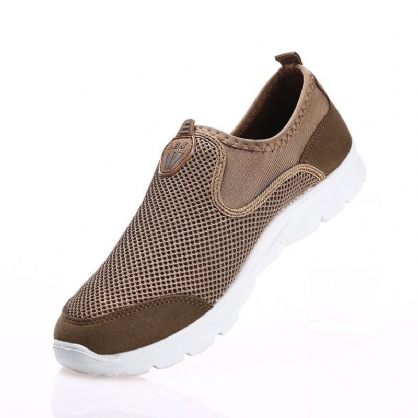 Heren Casual Soft Walking Running Ademend Mesh Sneakers