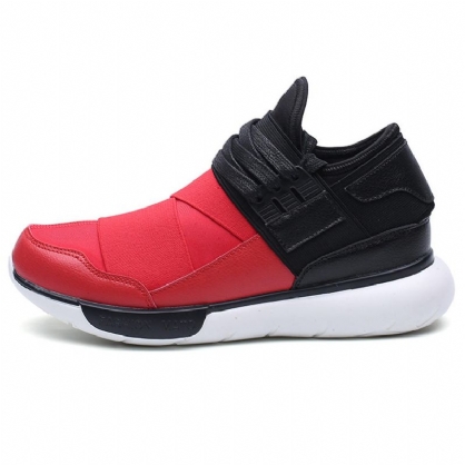 Heren Lichtgewicht Ademende Gebreide Stof Vetersneakers