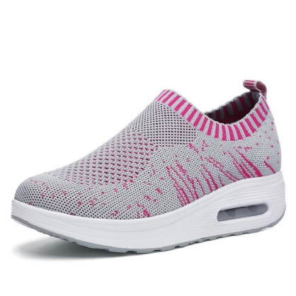 Mesh Rocker Sole Schoenen Dames Ademend Licht Casual Sport Outdoor Schoenen