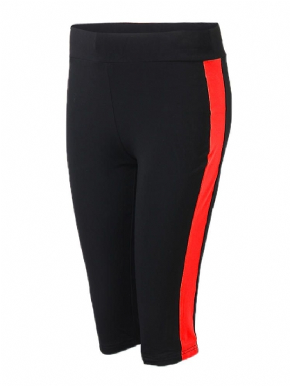 Sport Dames Contrast Kleur Fitness Elastische Yoga Slanke Legging