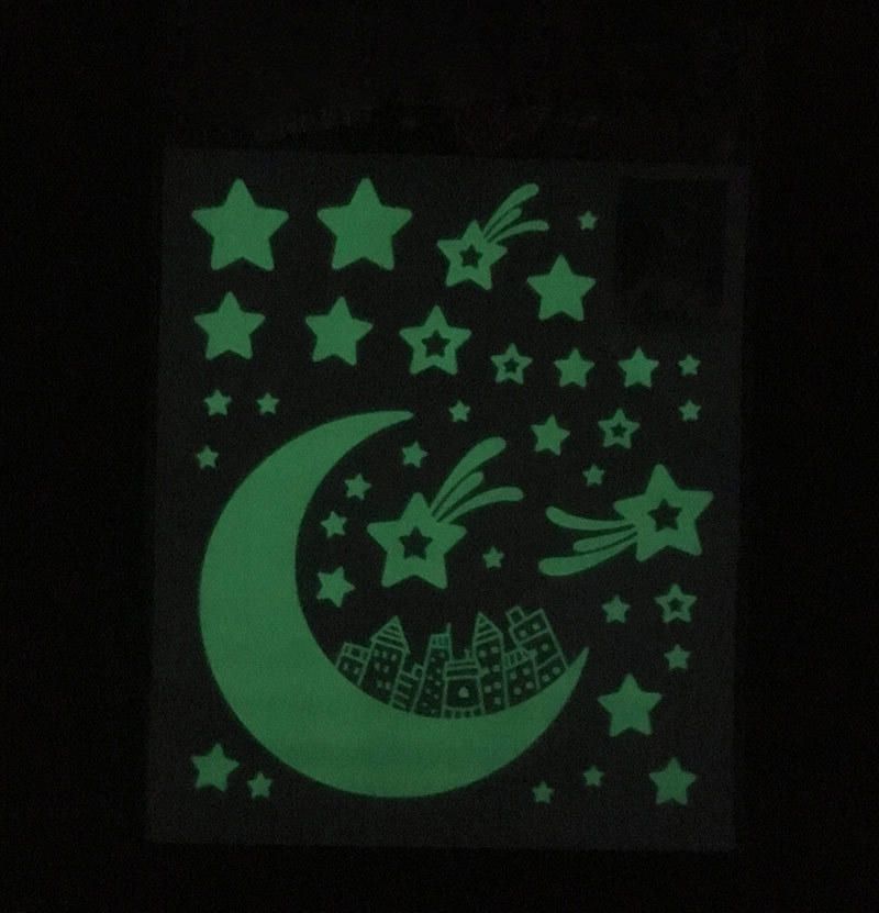 Glow In The Dark Home Decor Shining Star Luminescentie Sticker