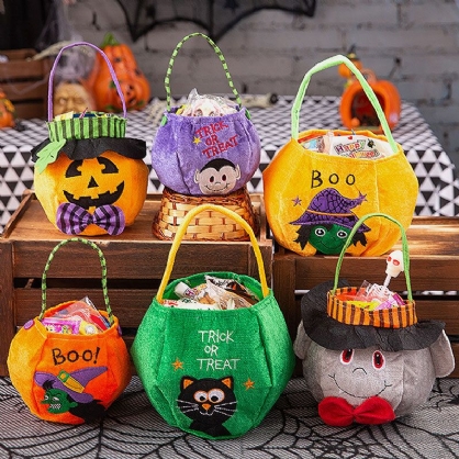 Kinderen Halloween-stijlpatroon Casual Uitgaan Snoepsuiker Draagtas Handtas